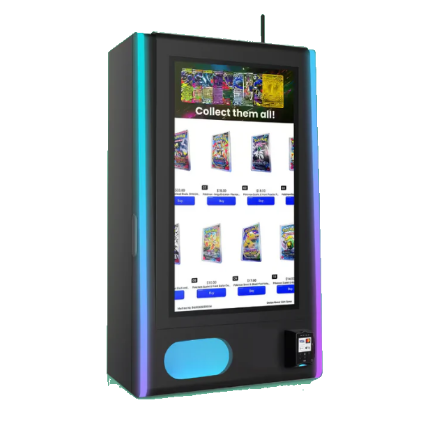 Sports card collectable vending product