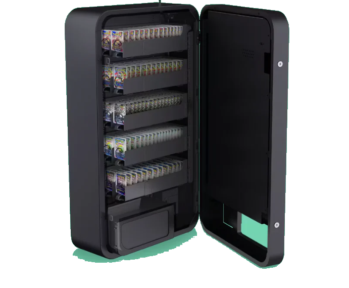 Collectable card pack vending product