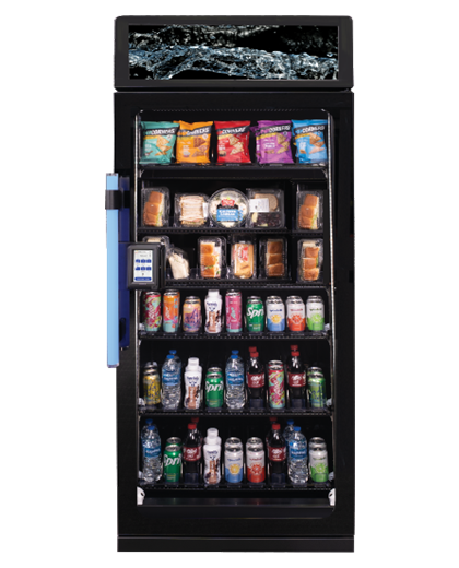 Smart vending machine with touch display