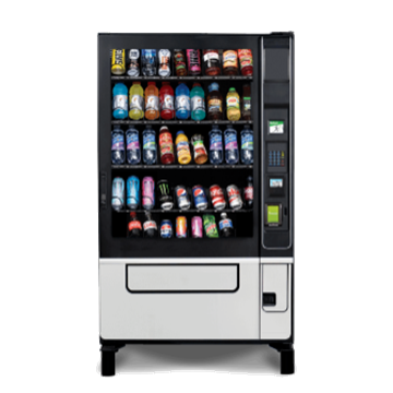 Traditional glass-front vending machine