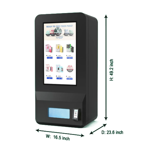 Weather wall vape vending machine